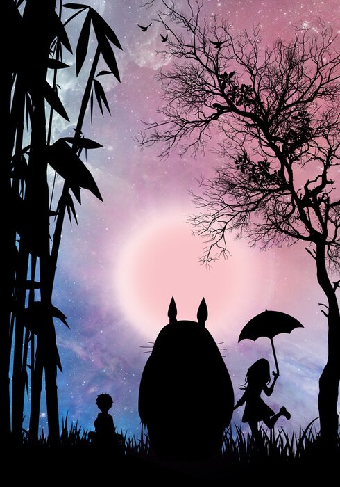 Poster Yokai-Freunde