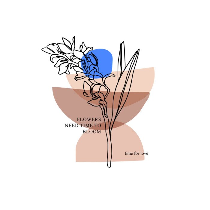 Poster Zeit zum Blühen