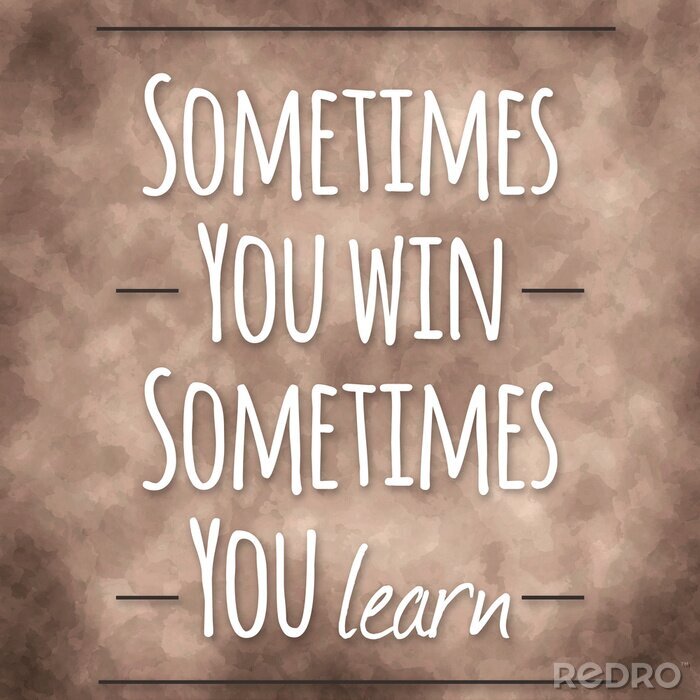 Poster Zitat über Misserfolg