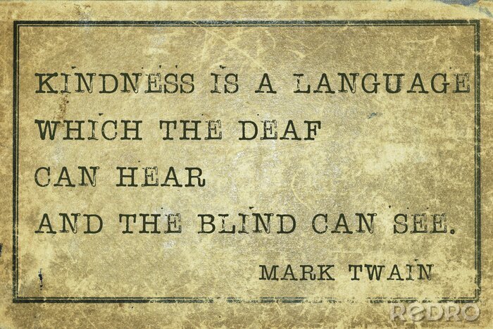 Poster Zitat von Mark Twain