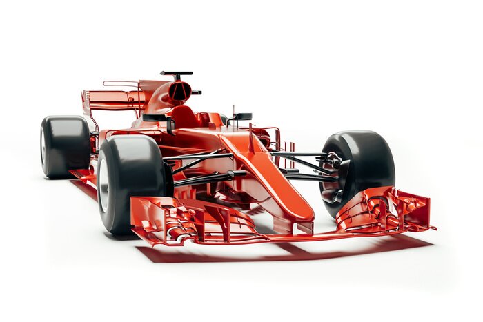 Sticker 3D F1 Rennwagen rendern