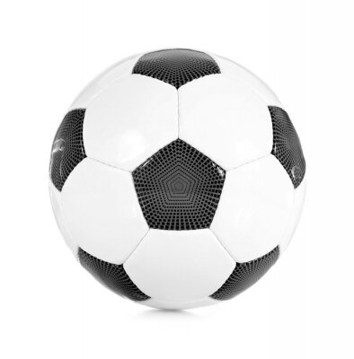 Sticker 3D Fußball Grafik mit Ball