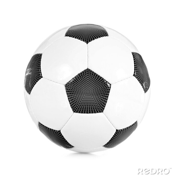 Sticker 3D Fußball Grafik mit Ball