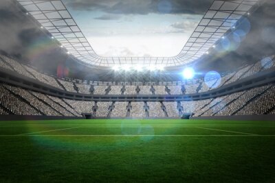 Sticker 3D Fußball großes Fußballstadion