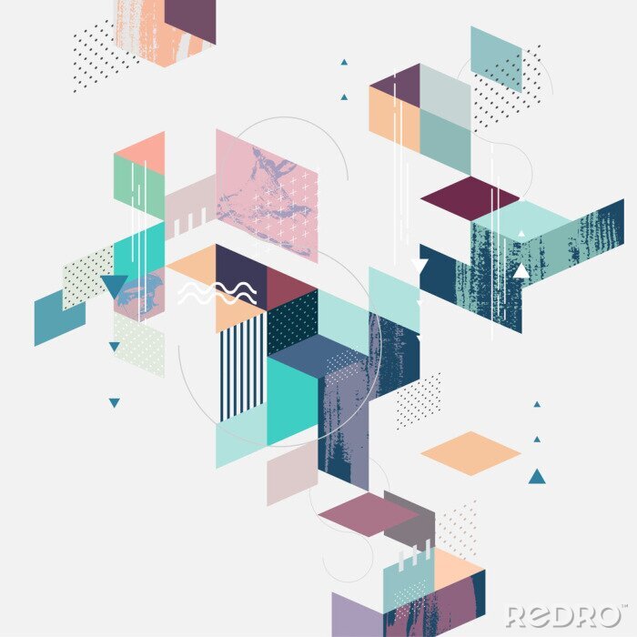 Sticker 3D Minimalismus