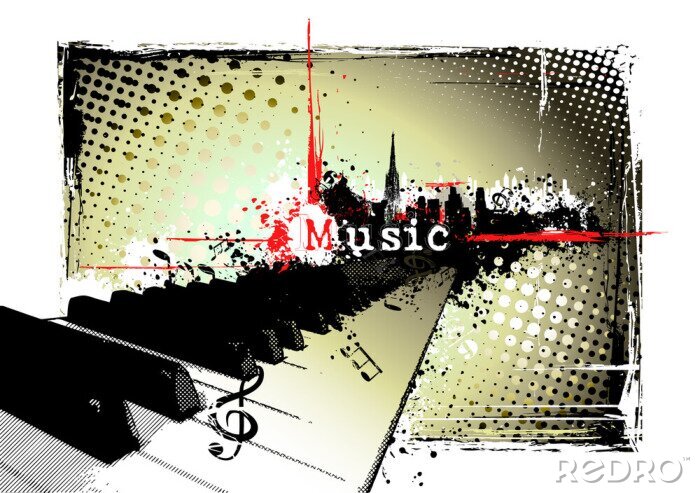 Sticker 3D Musik