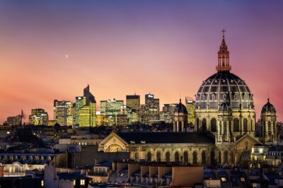 Abendliche Stadt Paris