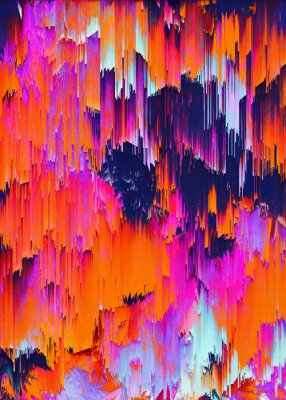 Sticker Abstract Colorful Glitch Geometrical Artwork Poster,Abstract Graphical Painting Art Background Texture,Modern Conceptual Art,Synthwave Aesthetic Vaporwave Poster Print,3D Rendering,
3D Illustration