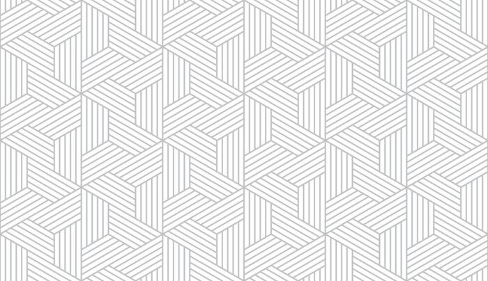 Sticker Abstract geometric pattern with stripes, lines. Seamless vector background. White and grey ornament. Simple lattice graphic design.
