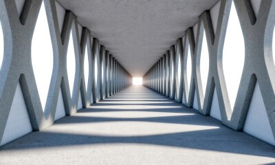 Sticker abstrakte 3D-Struktur