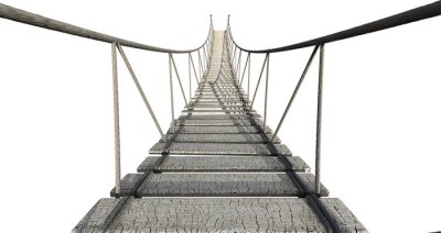 Abstrakte Brücke 3d