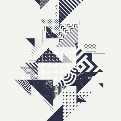 Abstrakte Kunst Geometrischer Minimalismus Muster