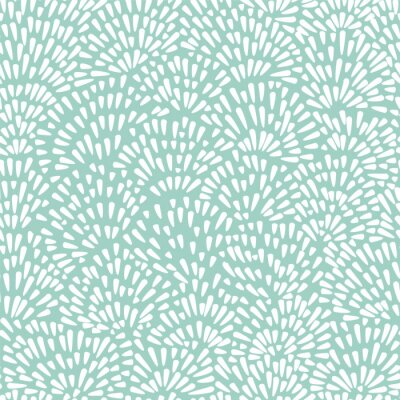 Abstrakte Tropfen auf grünem Hintergrund