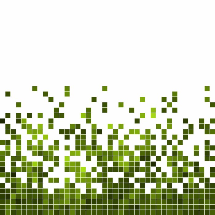 Sticker abstrakte Vektor quadratische Pixel Mosaik Hintergrund