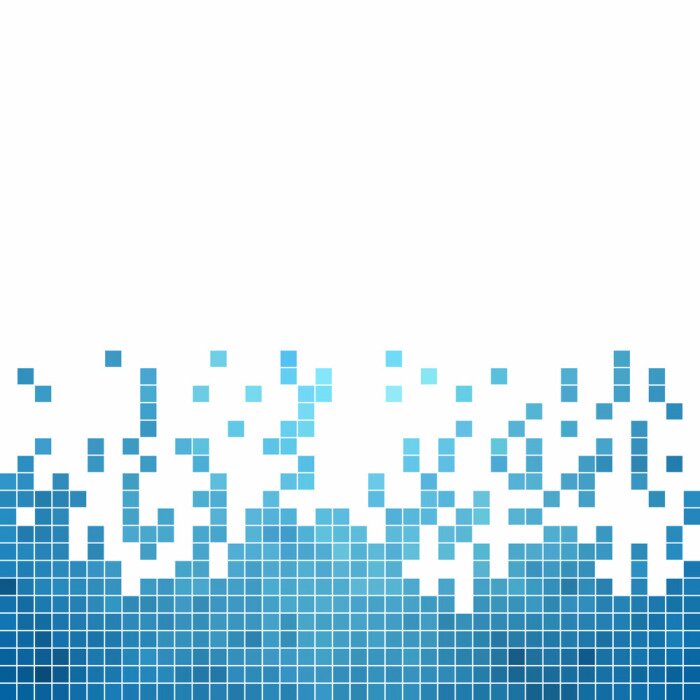 Sticker Abstrakte Vektor quadratischen Pixel Mosaik Hintergrund