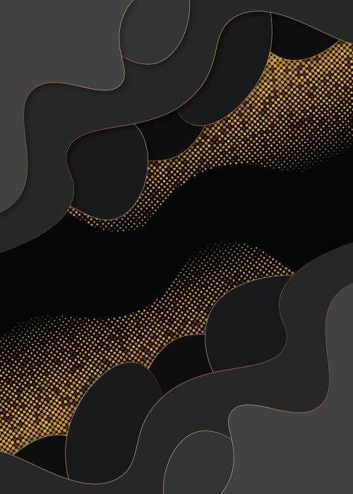 Sticker Abstrakter Hintergrund 3D-Effekt