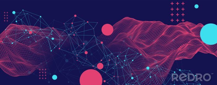 Sticker Abstraktes Grafikdesign