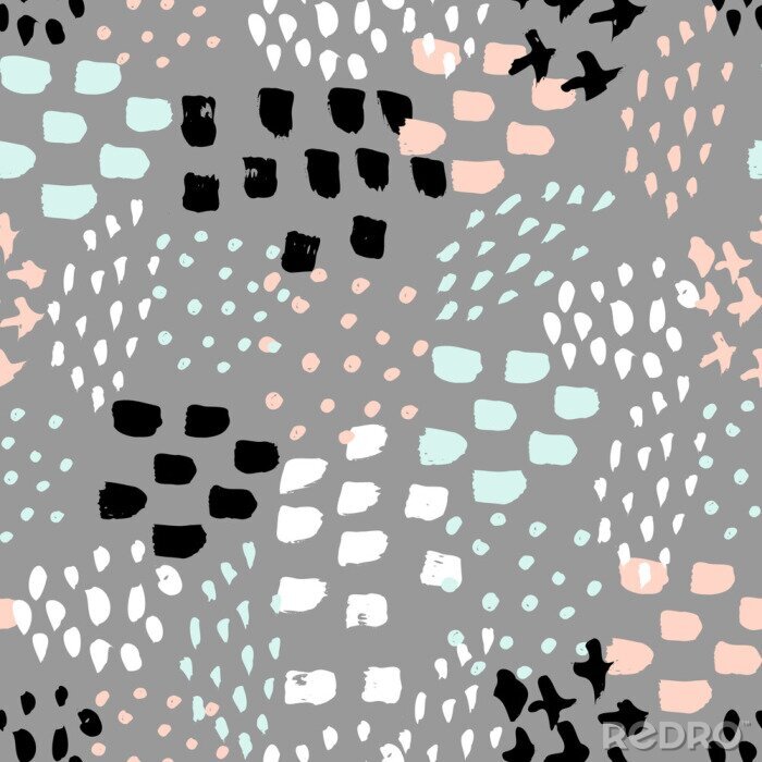 Sticker Abstraktes Muster vor grauem Hintergrund