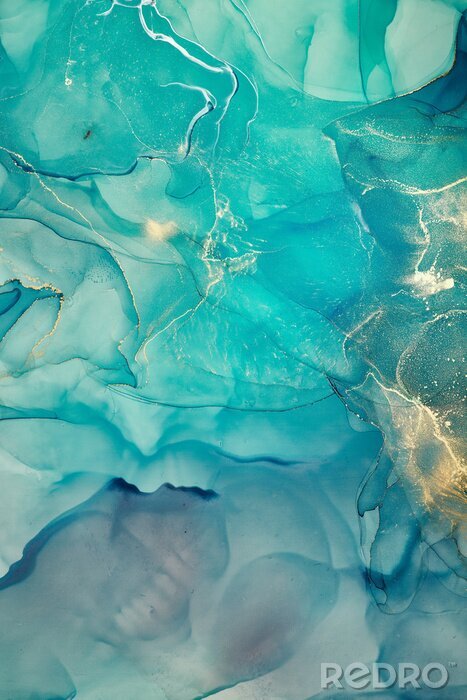 Sticker Abstraktion Lagune