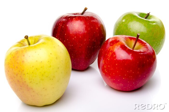 Sticker Äpfel in verschiedenen Farben