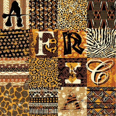 Afrikanisches Muster