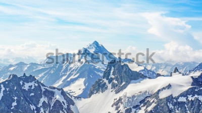 Sticker Alpen vom Titlisgipfel