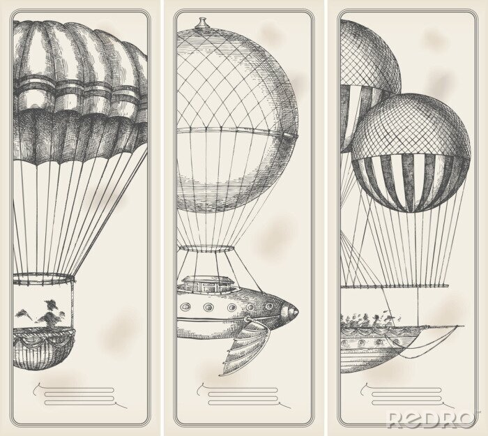 Sticker Alte Flugmaschinen