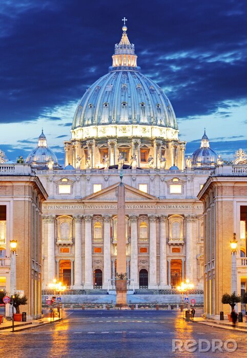 Sticker Anfahrt zum Petersdom