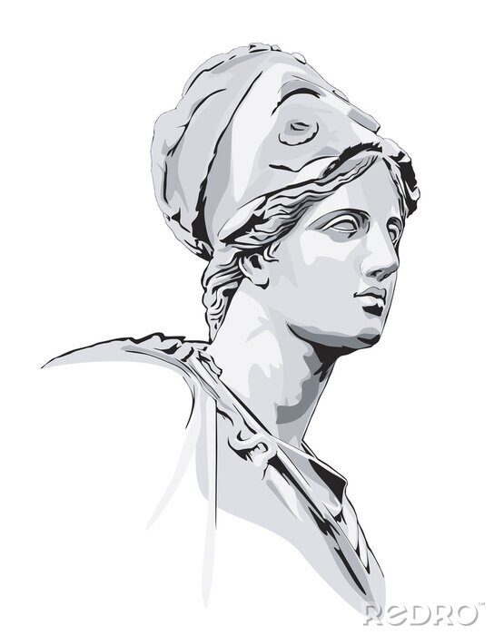 Sticker Antike griechische Statue