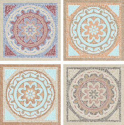 Sticker Antique mosaic