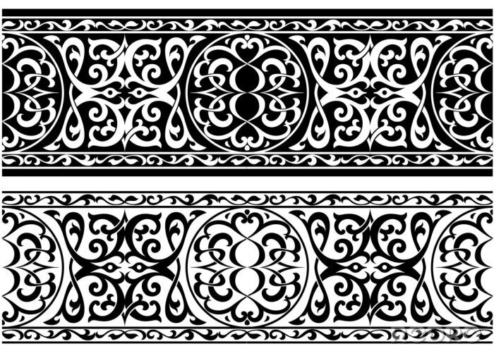 Sticker Arabische und persische Verzierung