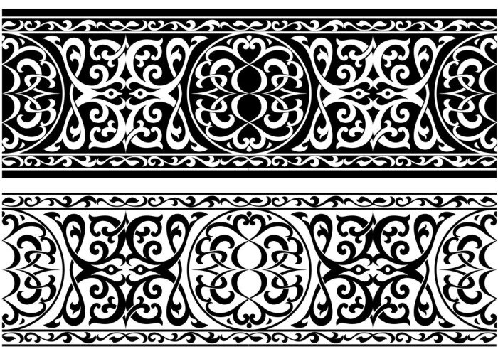 Sticker Arabische und persische Verzierung