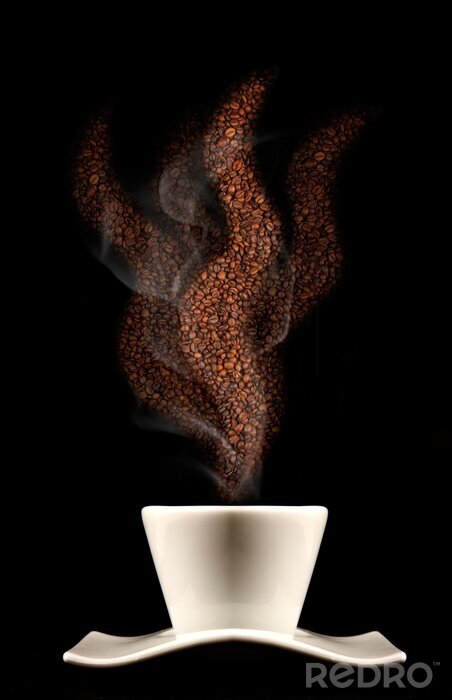 Sticker Aroma von Kaffee