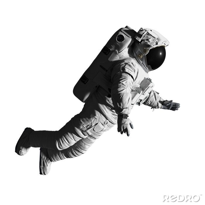 Sticker Astronaut im Raumanzug Schwerelosigkeit