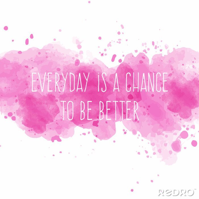 Sticker Aufschrift auf rosa-weißem Hintergrund