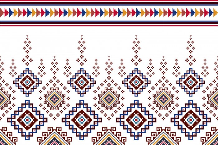 Sticker Aztekisches geometrisches Muster