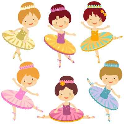 Sticker Ballerina Set