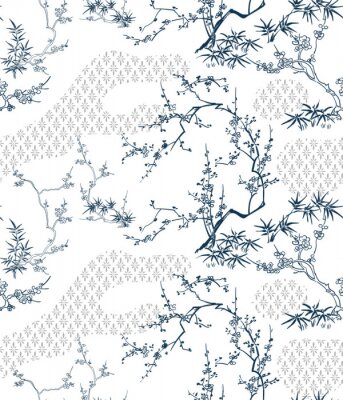 Bambus Motiv grafisch