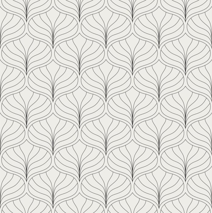 Sticker Barock-Blätter Muster