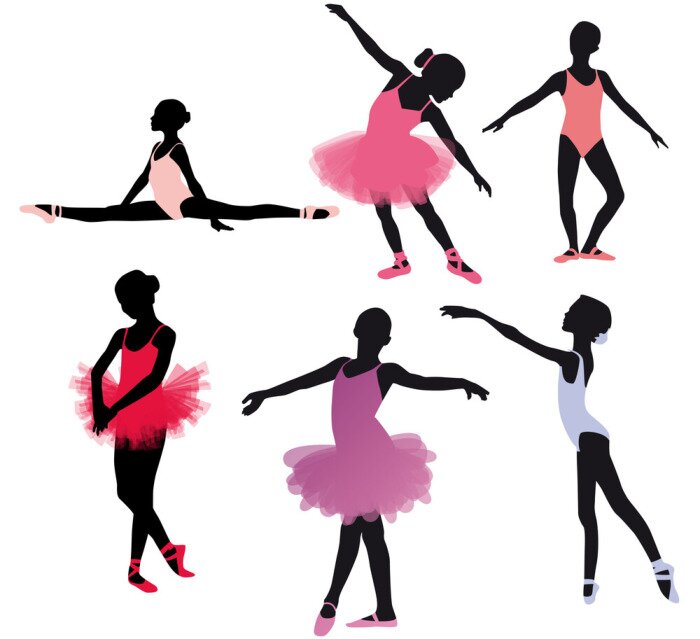 Sticker Basispositionen des Balletts
