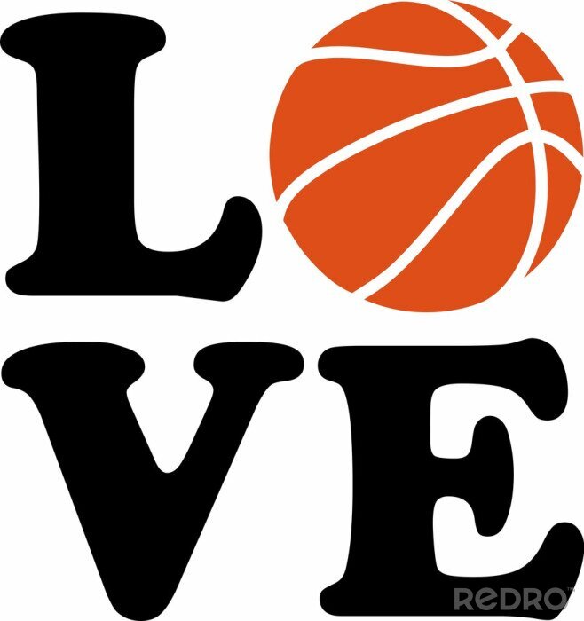 Sticker Basketball Liebe