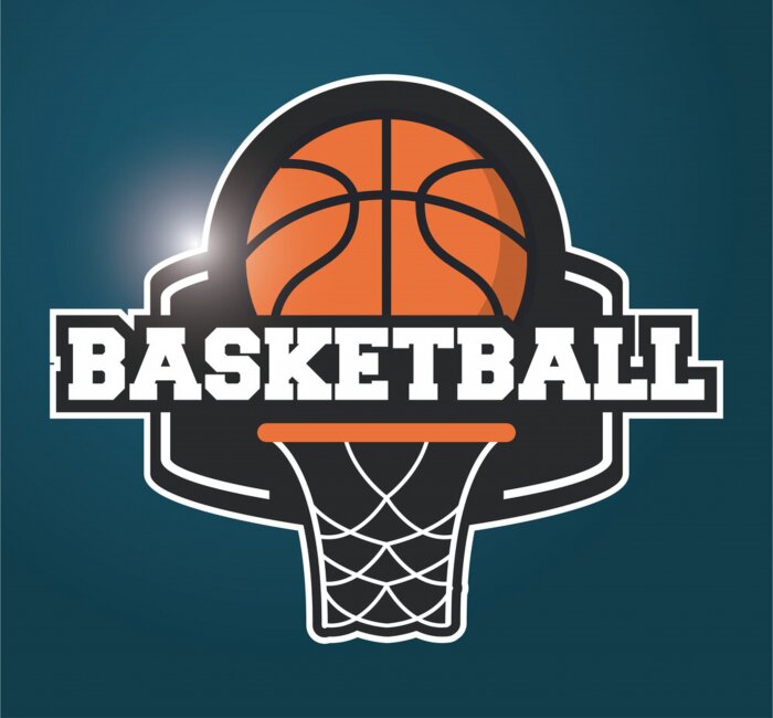 Sticker Basketball-Symbol-Design