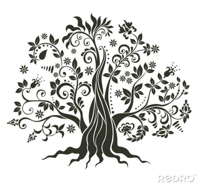 Sticker Baum .