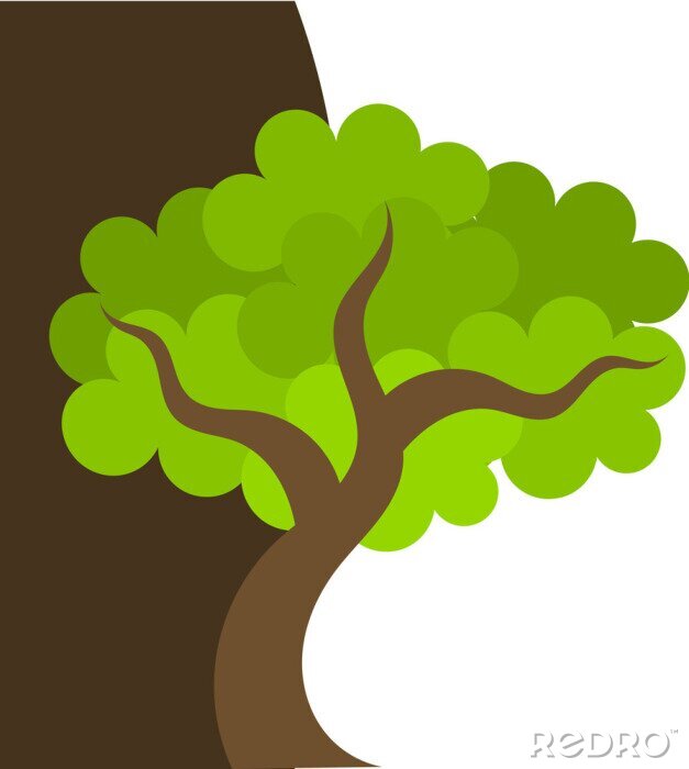 Sticker Baum-Darstellung