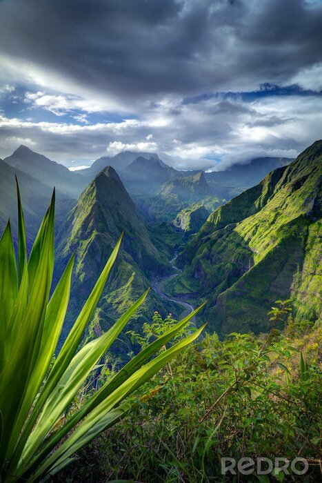 Sticker Berge und Täler