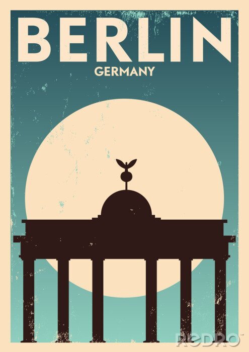 Sticker Berlin Poster