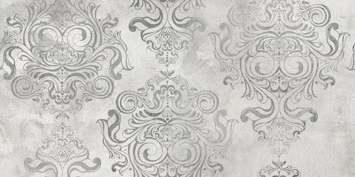 Sticker Betonwand mit Vintage-Verzierungen