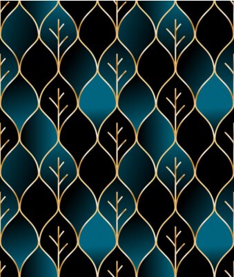 Sticker Blätter im orientalischen Stil