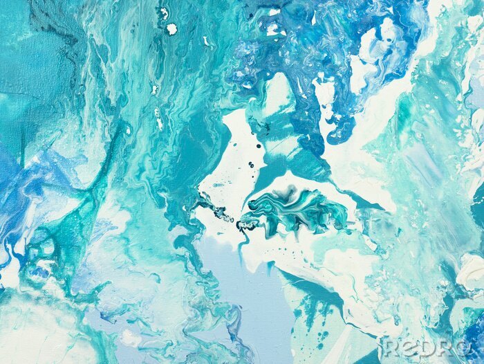 Sticker Blaue Marmorbeschaffenheit