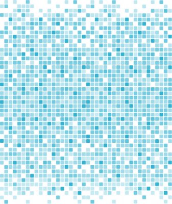 Sticker Blaue Pixel Hintergrund - Vektor